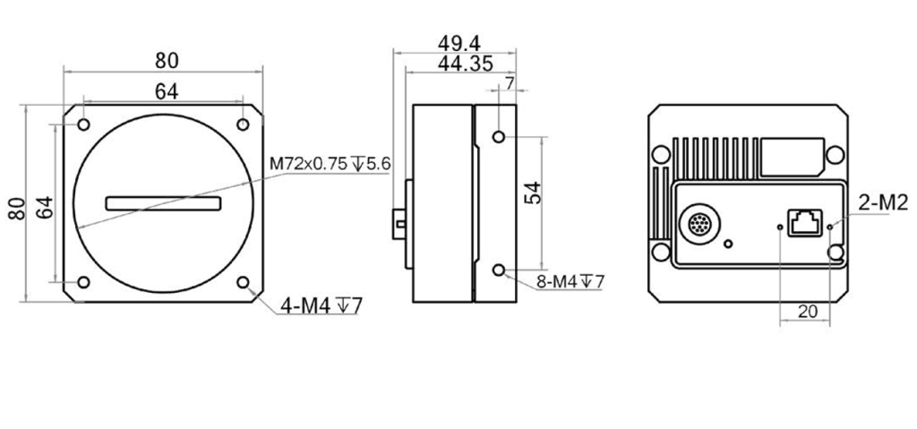 Схема Линейные камеры Hikrobot серии CL с интерфейсом GigE3.png